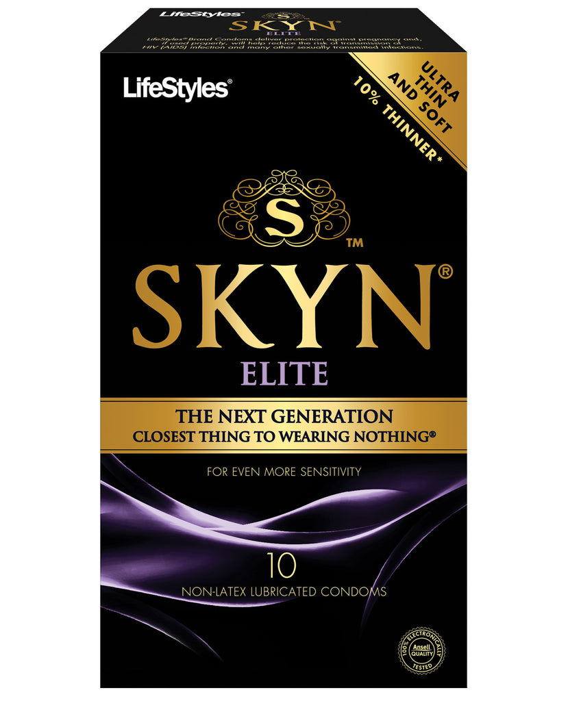 Lifestyles Skyn Elite Ultra Thin Condoms - Pack Of 10